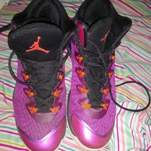 Purple multicolor Jordans